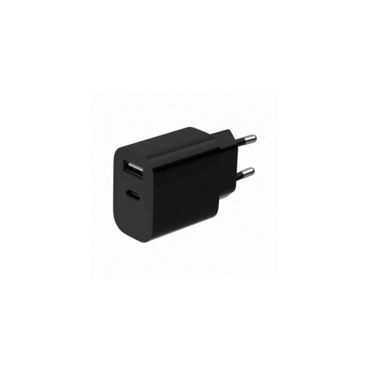Cargador USB Gembird 2 Puertos 2.4A Universal Negro