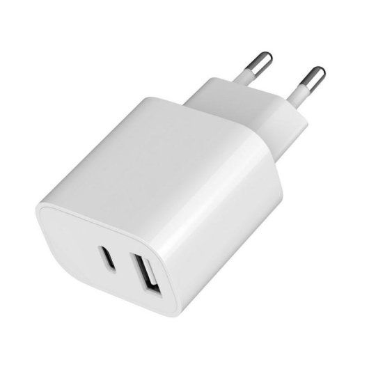 Ladegeraet USB Gembird 2 Ports A+C 2,4A 5V Weiss