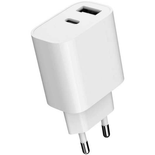 Ladegeraet USB Gembird 2 Ports A+C 2,4A 5V Weiss