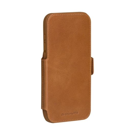 Funda pour mobile dbramante1928 portefeuille cuir bronzé avec support pour iPhone 17 Pro Max