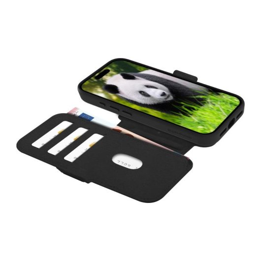 Handyhülle dbramante1928 Folio Leder Schwarz Magnetisch für iPhone 17 Pro