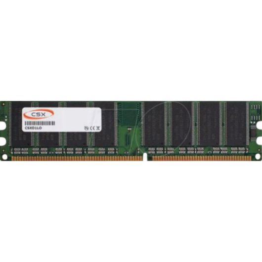 Memoria RAM CSX 1GB DDR-266 DIMM 266MHz 2100MT/s 184 pines 2,5V