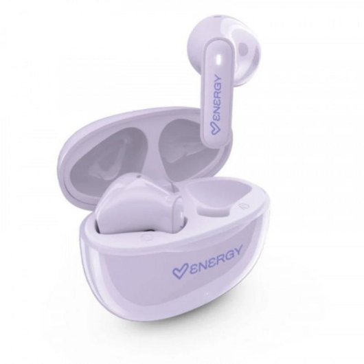 Auriculares Energy Sistem PopBuds Bluetooth Intra-auriculaires sans fil avec micro et IPX4 violet