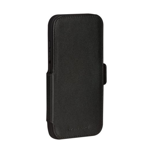 Funda para móvil dbramante1928 Leder Wallet Schwarz mit Ständer für iPhone 17 Pro