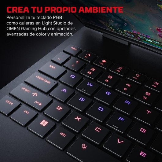 Portátil HP HyperX OMEN 15-ga0004ns 15,3" Intel Core i7-14650HX 24GB 1TB SSD RTX 5060 FreeDOS