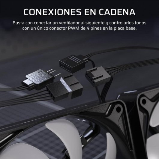 Corsair RS120 II Zusatzlüfter 120mm ARGB PWM mit anpassbarer ARGB-Beleuchtung und Zero RPM Modus