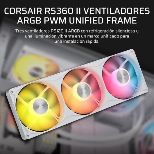 Ventilatore supplementare Corsair RS360 II ARGB 360mm PWM silenzioso
