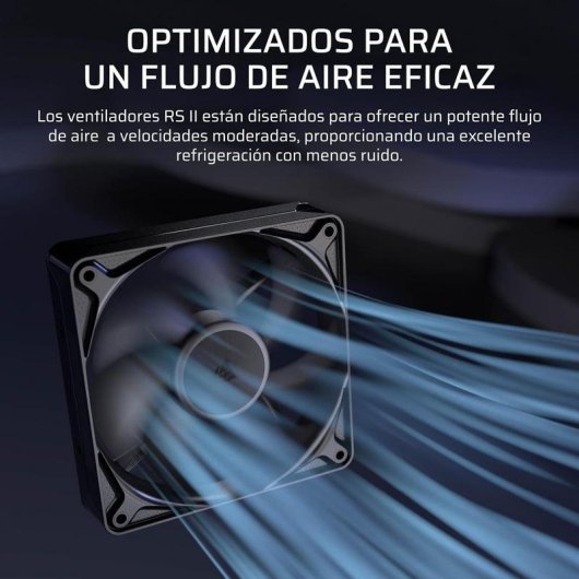 Ventilatore supplementare Corsair RS120 II 120mm PWM con modalità Zero RPM e cuscinetti magnetici
