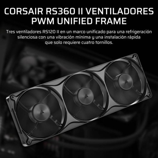 Ventilatore supplementare Corsair RS360 II 360mm PWM silenzioso con connessione a catena