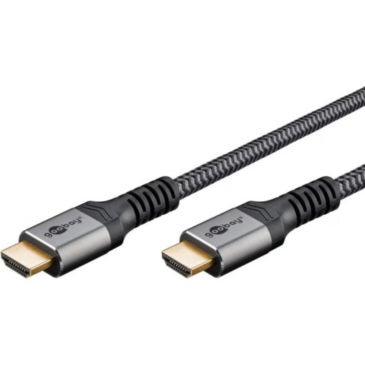 Cable HDMI Goobay Plus 4K@60Hz 18 Gbit/s Textil