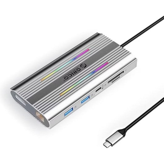 Dock USB-C Orico XDR 12 en 1 RGB HDMI 2.0 DisplayPort 1.4