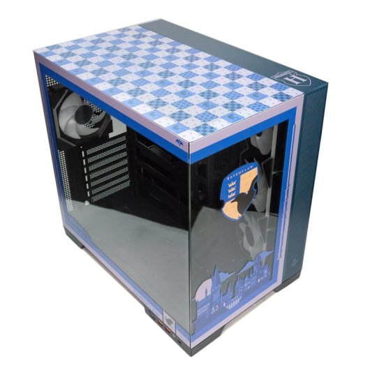 Torre PC Forgeon Tiberium EVO Torre ATX ARGB USB-C Cristal Templado Negra House Pride Ravenclaw
