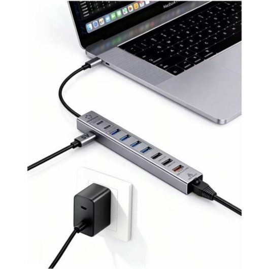Hub Renkforce 11 Ports 5 Gbit/s Modell RF-7465830 USB-C und USB-A