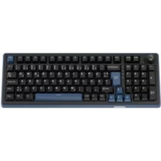 Teclado Ducky DKOKM2598-KWDEPDCOCH1 gaming magnético con backlight inglés internacional