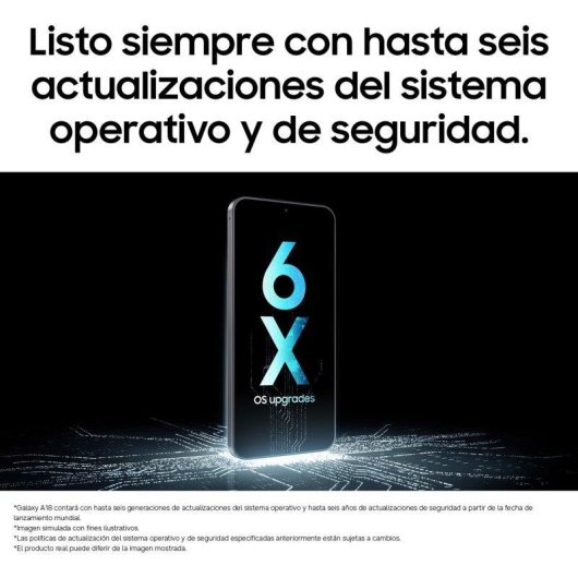 Samsung Galaxy A18 4G 4GB 128GB 6.7" Azul claro