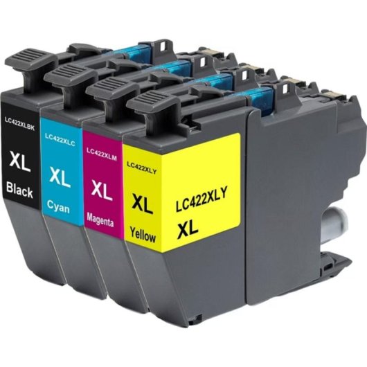 Cartucho de tinta Agfaphoto APB422XLSET compatible Brother MFC J XL 4 colores