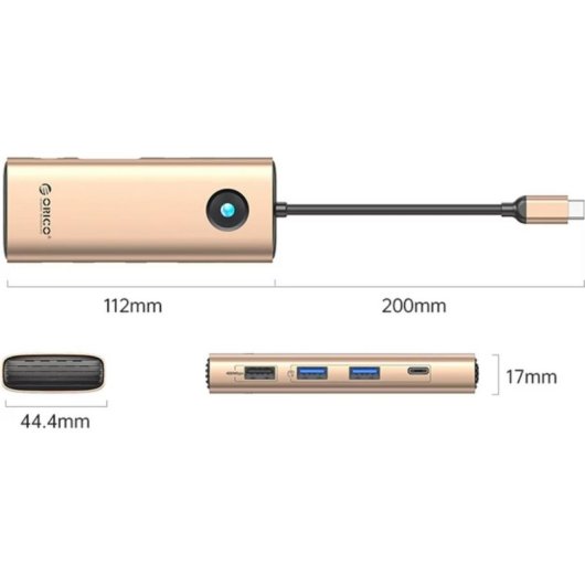 Stazione Dock Orico PW11 8-in-1 USB-C 4K 100W PD