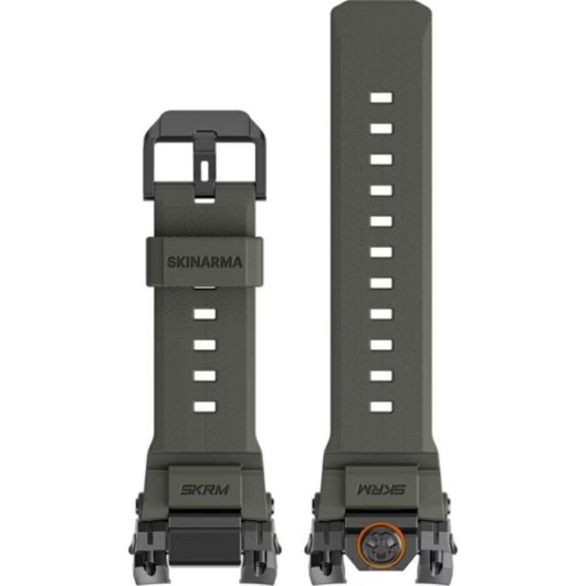 Correa Skinarma para Apple Watch Silicona y Acero Inoxidable Verde