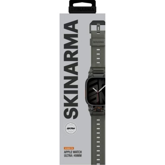 Correa Skinarma para Apple Watch Silicona y Acero Inoxidable Verde