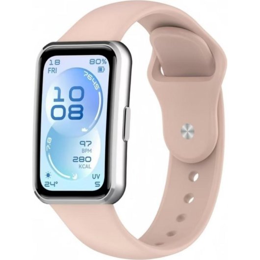 Pulseira Beline Huawei Band 11 Rosa Silicone