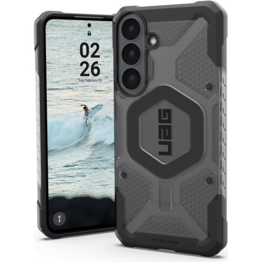 Funda para móvil UAG Pathfinder TPU Grau Transparent mit Magnetmodul für Samsung Galaxy S26