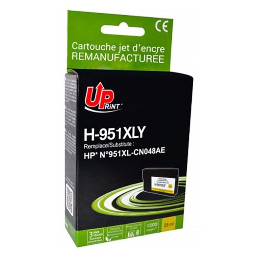 Cartouche d'encre UPrint HP 951 XL Jaune 25 ml