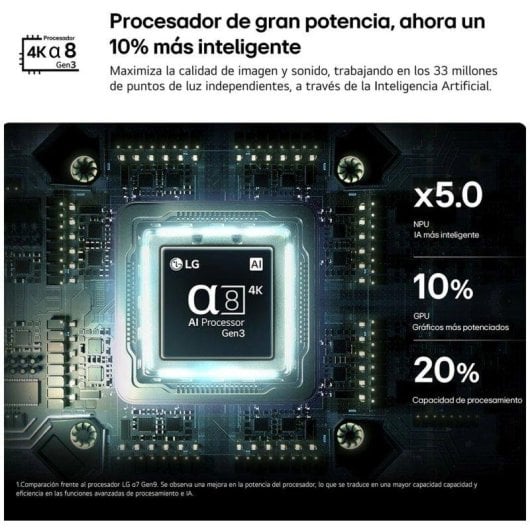 TV LG OLED AI OLED77B6ELC.AEU 77" 4K UltraHD 120Hz Smart TV WebOS HDR10 Dolby Vision