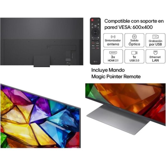TV LG Mini RGB evo AI 86MRGB87B6B 86" 4K UltraHD 120Hz Smart TV WebOS Dolby Vision