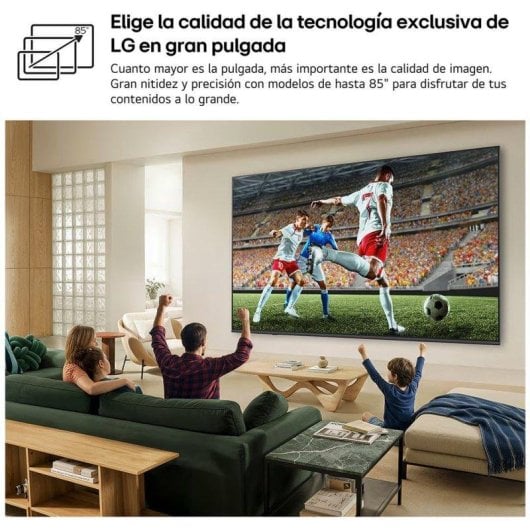 TV LG QNED evo MiniLED AI 75QNED82B6A 75" 4K UltraHD 120Hz Smart TV WebOS HDR10