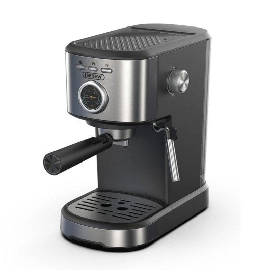 Cafetière expresso semiautomatique HiBREW H5A 1,2 L 15 Bars avec mousseur