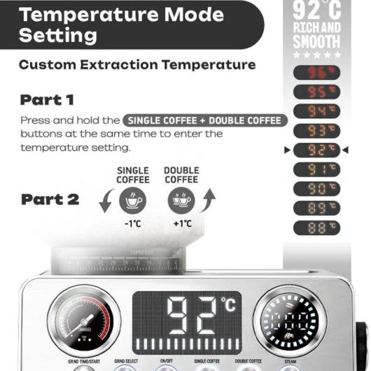 Macchina da caffè espresso HiBREW H7 Lite compatta con macinacaffè integrato