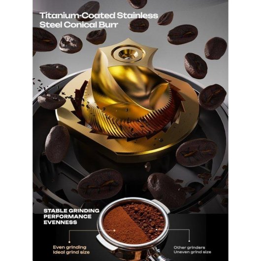 Molino de Café Eléctrico HiBREW G3 Plus 31 Niveles Pantalla Táctil