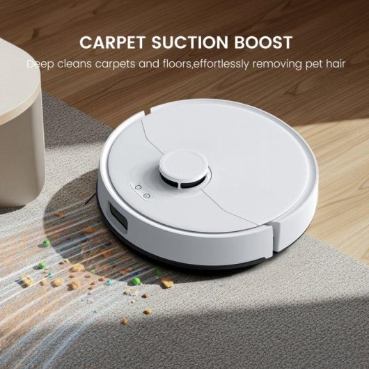 Aspirateur Robot et Laveur Teendow D63s Ultra Vidage Automatique Navigation Intelligente 10000 Pa