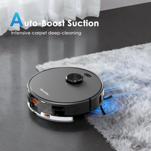 Aspirador Robô com Mopa Teendow D65s Max Com Esvaziamento Automatico Navegação LiDAR 6000 Pa