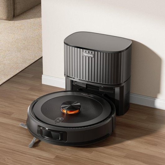 Robot Aspirapolvere Teendow D10S MAX con Autovaciado Navigazione LDS 3000 Pa Controllo Vocale
