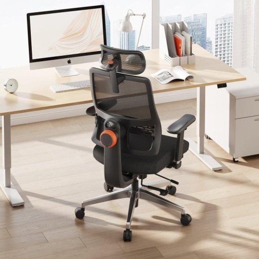 Chaise Ergonomique Newtral MagicH-BPro Repose-pieds pliable 4D accoudoirs reglables