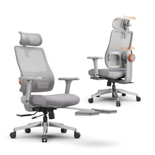 Chaise Ergonomique Newtral MAGICH-GPRO+LAPD-Gray Gris