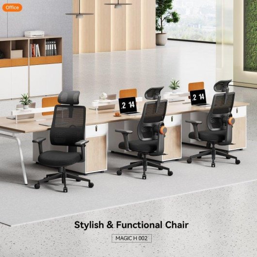 Chaise de Bureau NEWTRAL MAGICH003 Lumbar Adaptatif