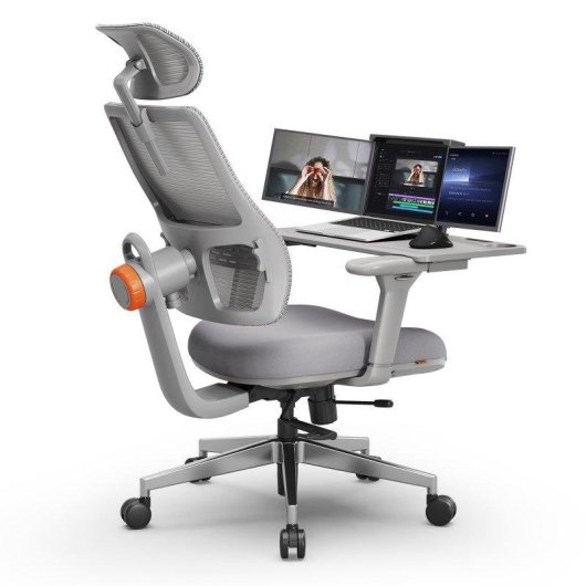 Chaise Ergonomique Newtral MAGICH003G LAPD-Gray Gris