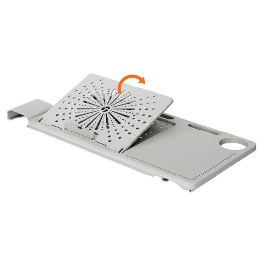 Escritorio desmontable Newtral LAPD para silla MagicH-BP/MagicH-BPro gris ángulo ajustable