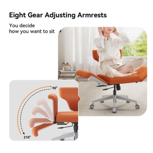 Cadeira Ergonómica Newtral Freedom-X-FF Laranja