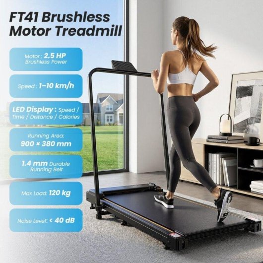 Cinta de correr Formill FT41 Velocidad 1-10 km/h Pantalla LED Motor 2.5 HP