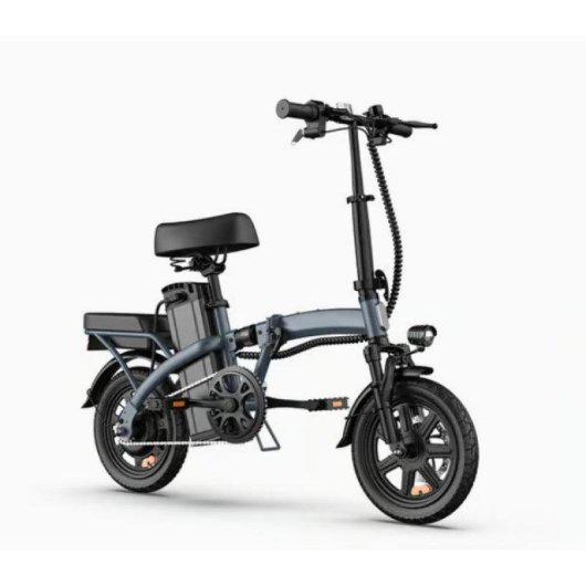 Bicicleta eletrica Urlife F1l Gris 48V 7.5Ah Pneus 14x2.12