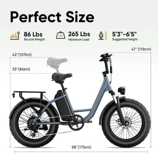 Bicicleta Eletrica Urlife E20 Pro Cinza 48V 15,6Ah