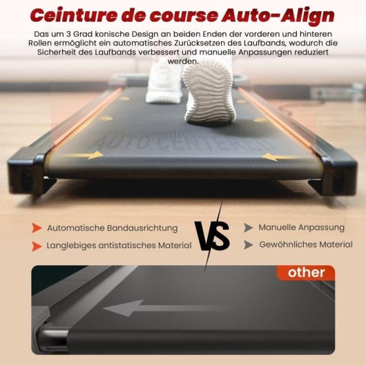 Walking Pad Formill JT31 Inclinación 15° Motor 2.5HP 6km/h