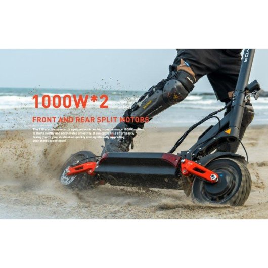 Patinete eléctrico Joyor T10 2000W Autonomía 75km Ruedas 10" Negro