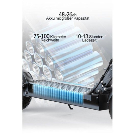 Monopattino elettrico Joyor Y8-s 500W Autonomia 70km Ruote 10'' Freni a disco Nero