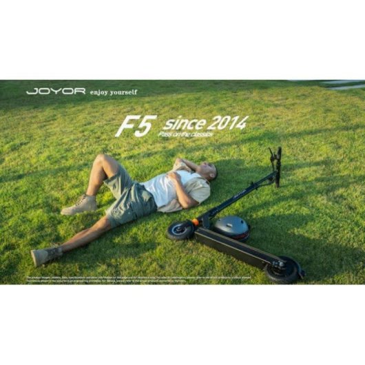 Monopattino elettrico Joyor F5 500W Autonomia 55km Ruote 10'' Freni a disco Nero