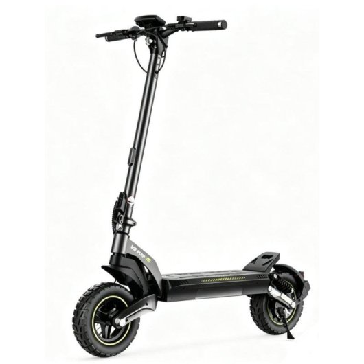 Elektroroller iScooter V5pro 500W Reichweite 45km 10'' Räder Federung Schwarz