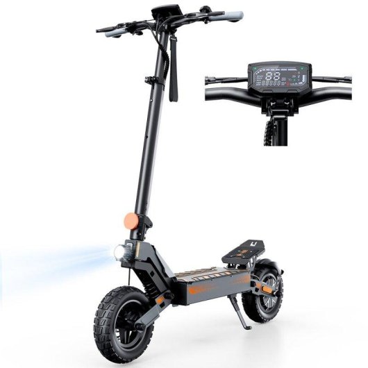 Patinete électrique iScooter W10 1000W Autonomie 60km Suspension pneu Noir
